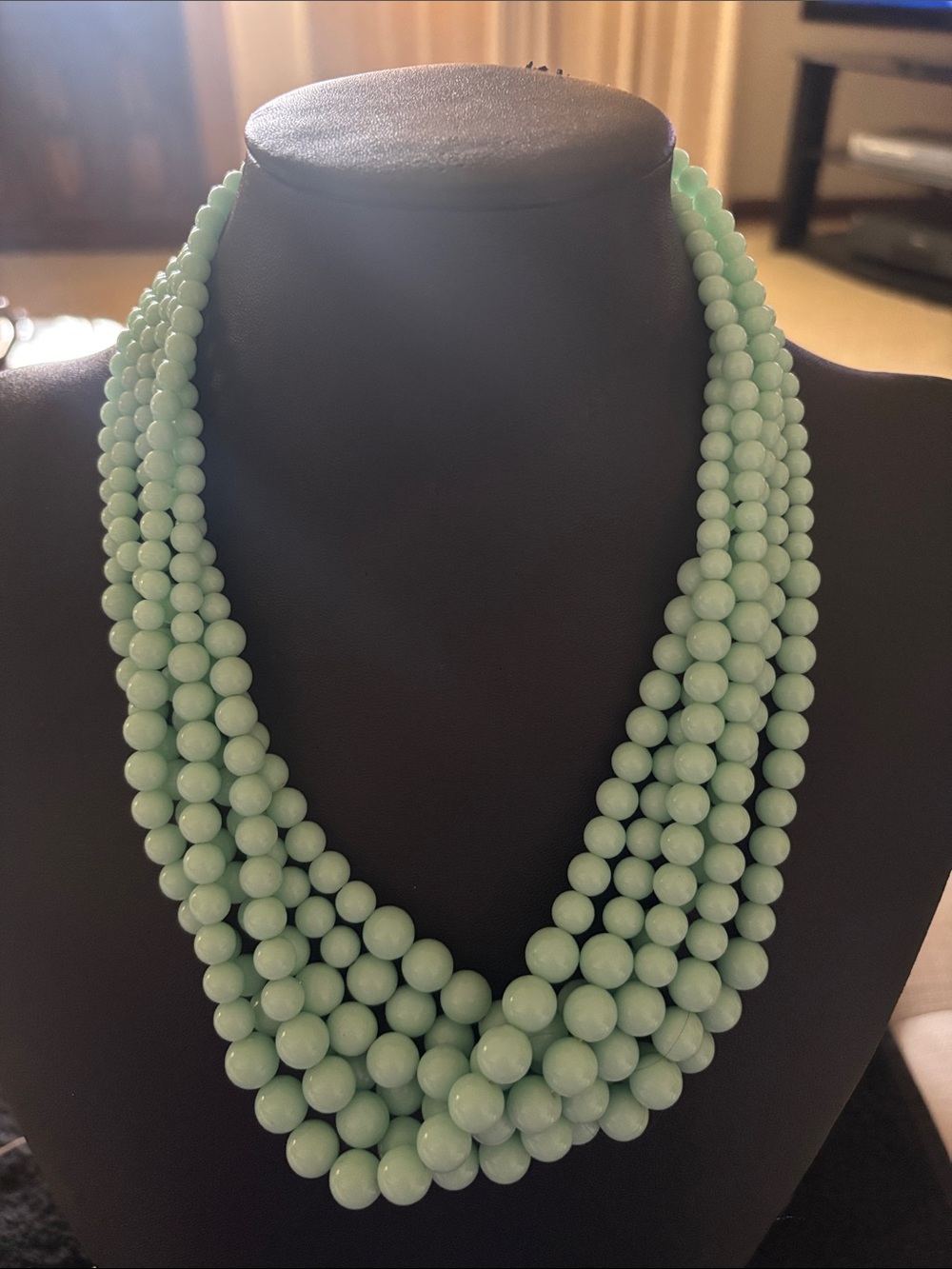 Mint Multi-Strand Beaded Necklace - Women Jewelry